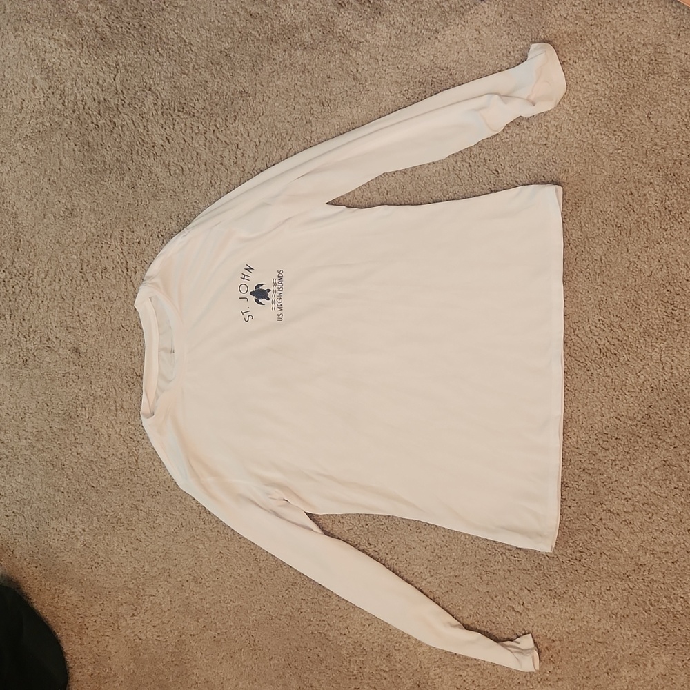 Long Sleeve White Dri-Fit Shirt